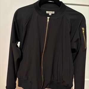 Albion black bomber jacket